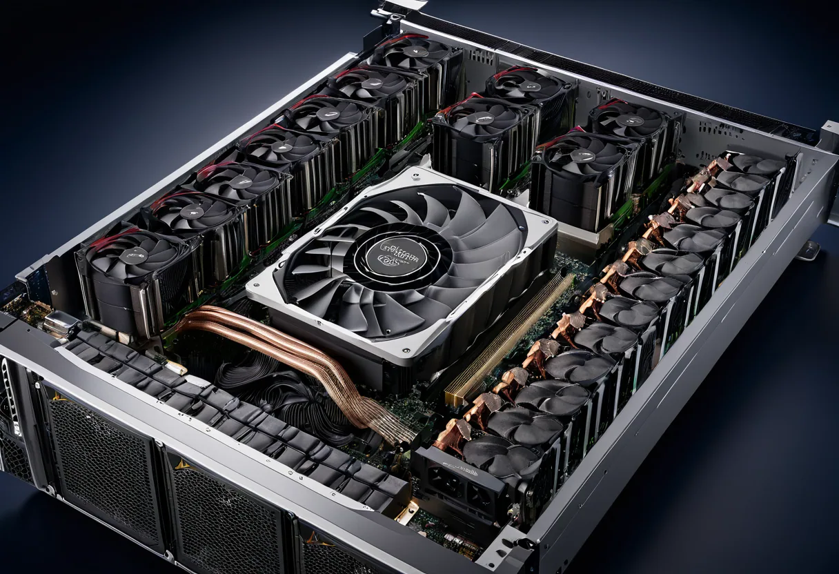 NVIDIA H100 8-GPU AI server